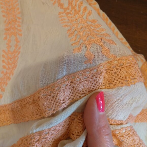 NEW ANTHROPOLOGIE Eyes Of Simone PEASANT TOP OFF THE SHOULDER BLOUSE - Picture 6 of 6